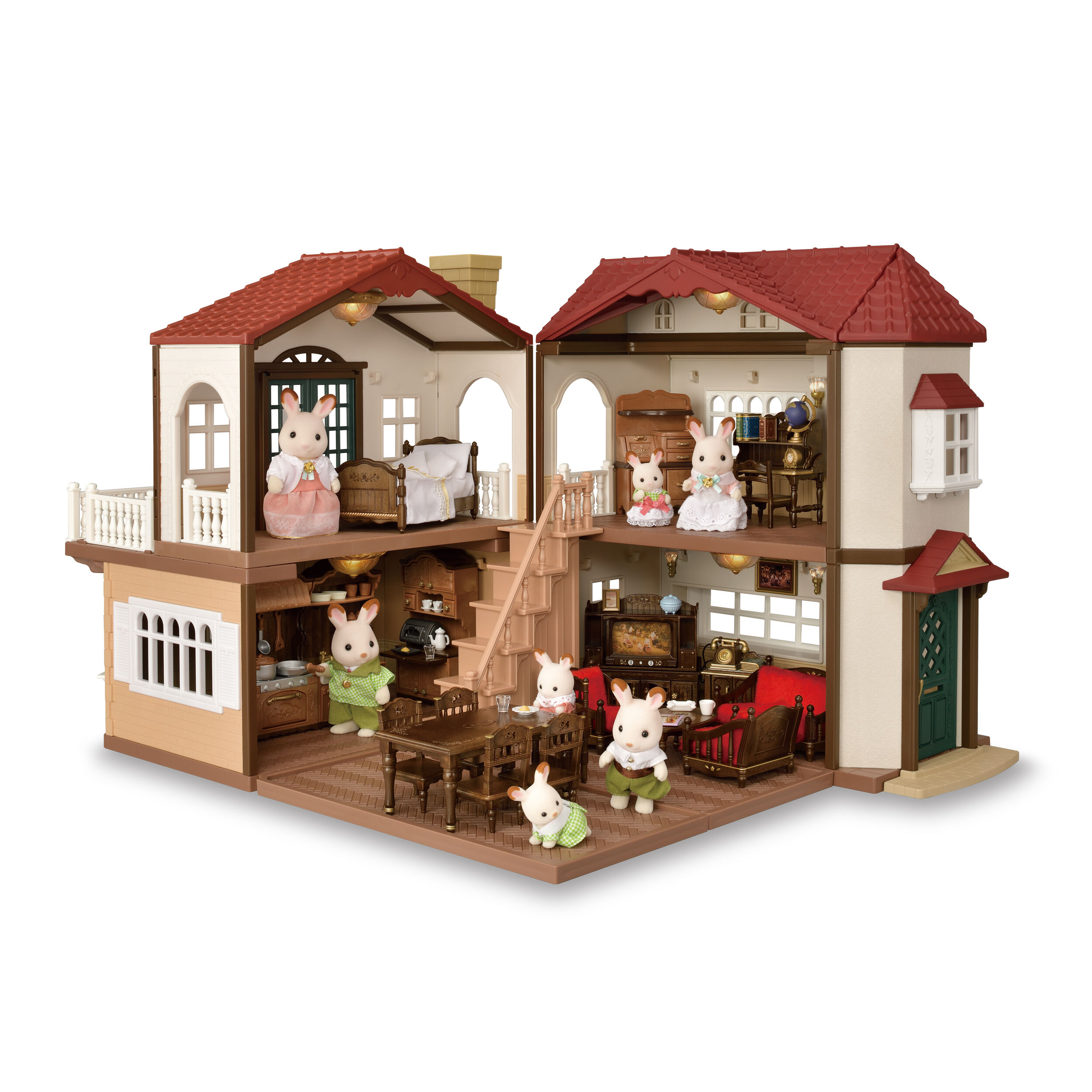 Sylvanian families casa ciudad con luces new arrivals