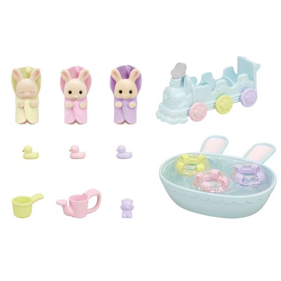 La hora del ba&ntilde;o de los trillizos large image number 6