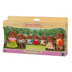 Familia Perro Labrador Chocolate