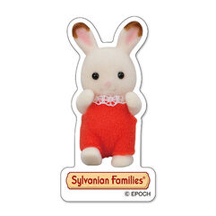 Pegatina Beb&eacute; Conejo Chocolate