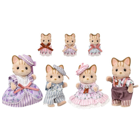 Familia Gato de Rayas Set Elegante large image number 1