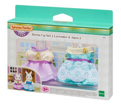Set de vestidos azul y lavanda