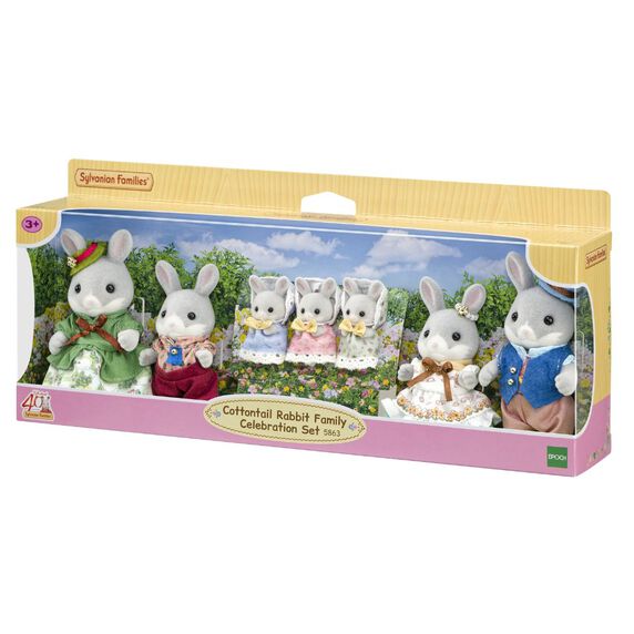 Familia Conejo Colita de Algod&oacute;n Set Celebraci&oacute;n large image number 2