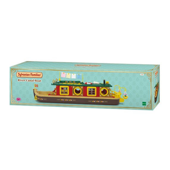 Sylvanian families canal boat shop