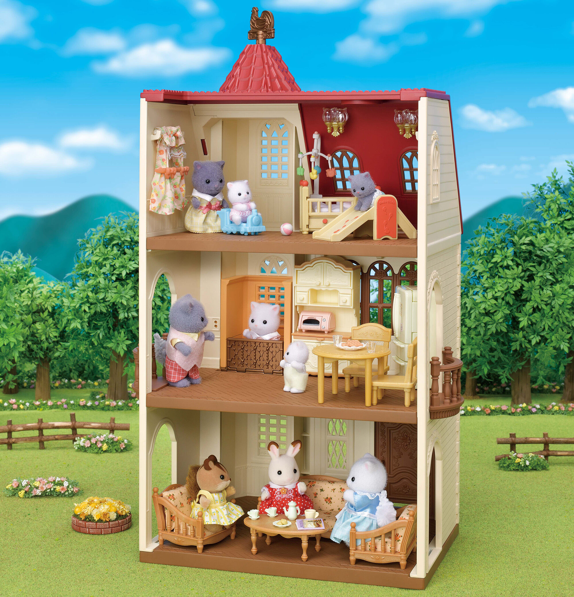 Casa tres pisos sylvanian sales