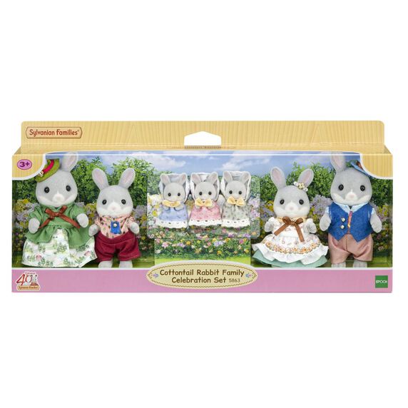 Familia Conejo Colita de Algod&oacute;n Set Celebraci&oacute;n large image number 3