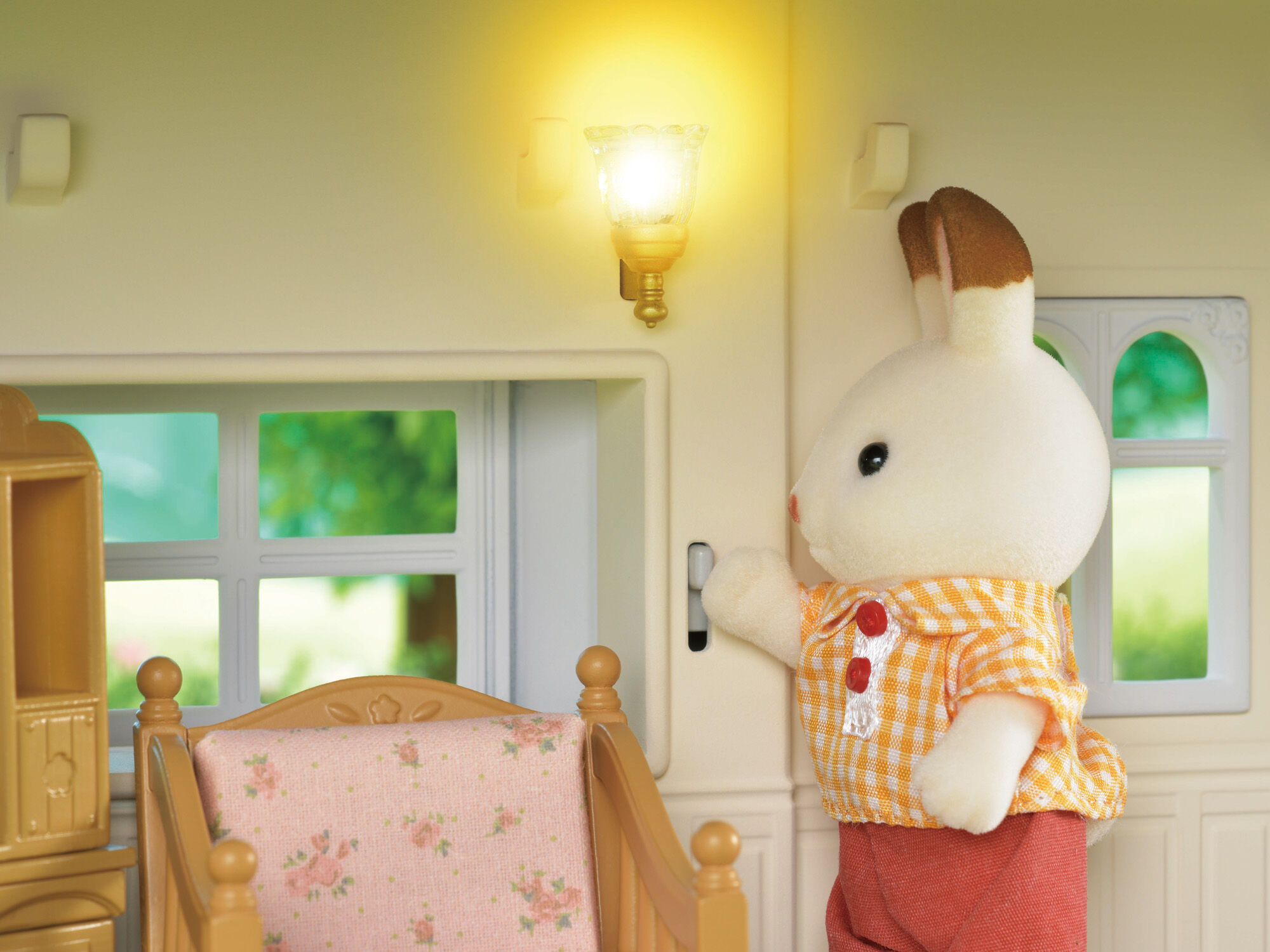 Sylvanian families casa con luces deals