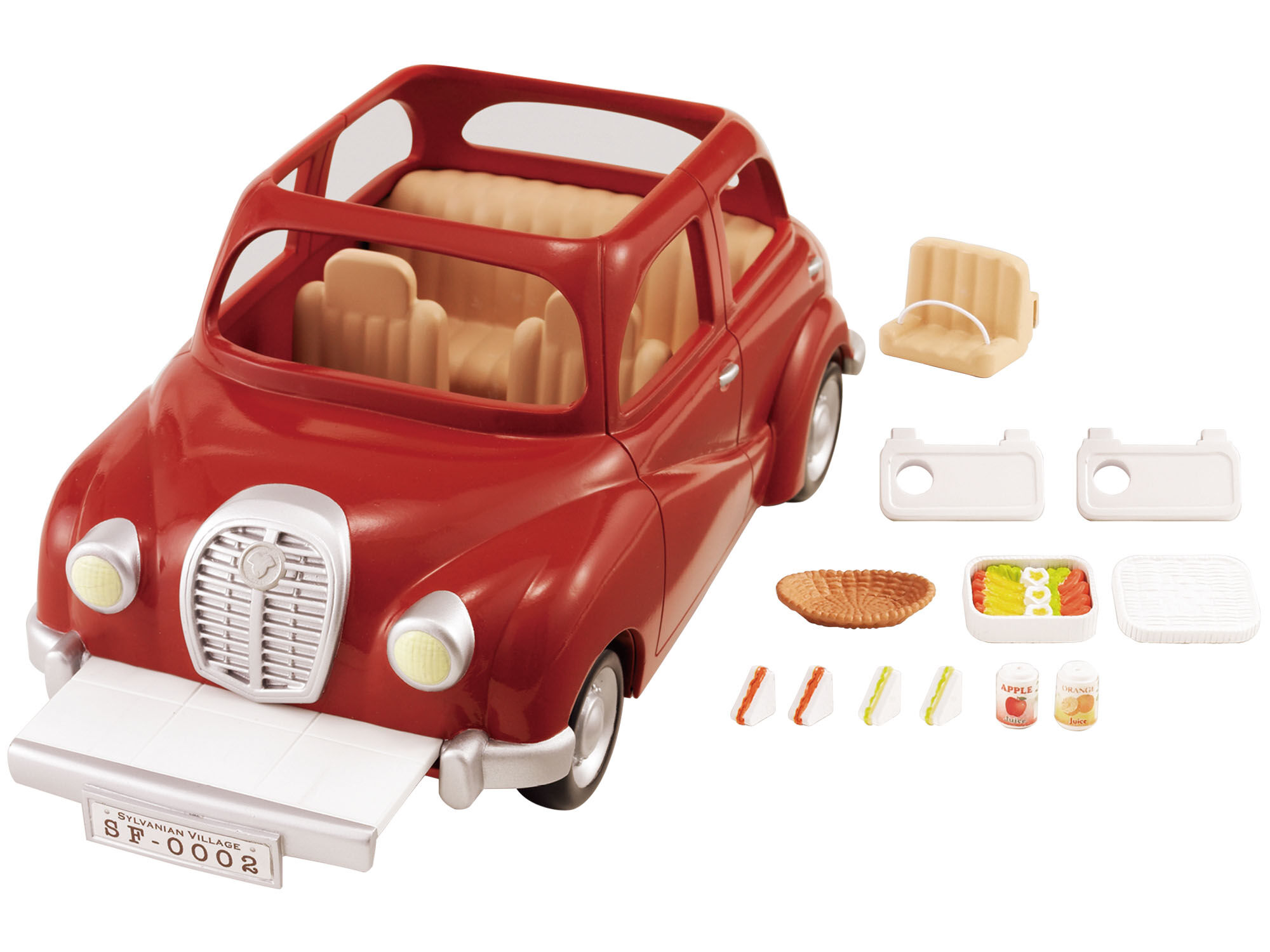 Coche rojo sylvanian sales