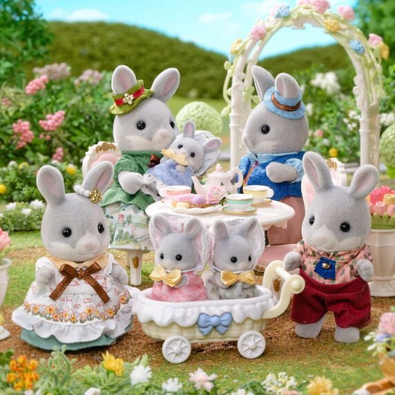 Familia Conejo Colita de Algod&oacute;n Set Celebraci&oacute;n large image number 1