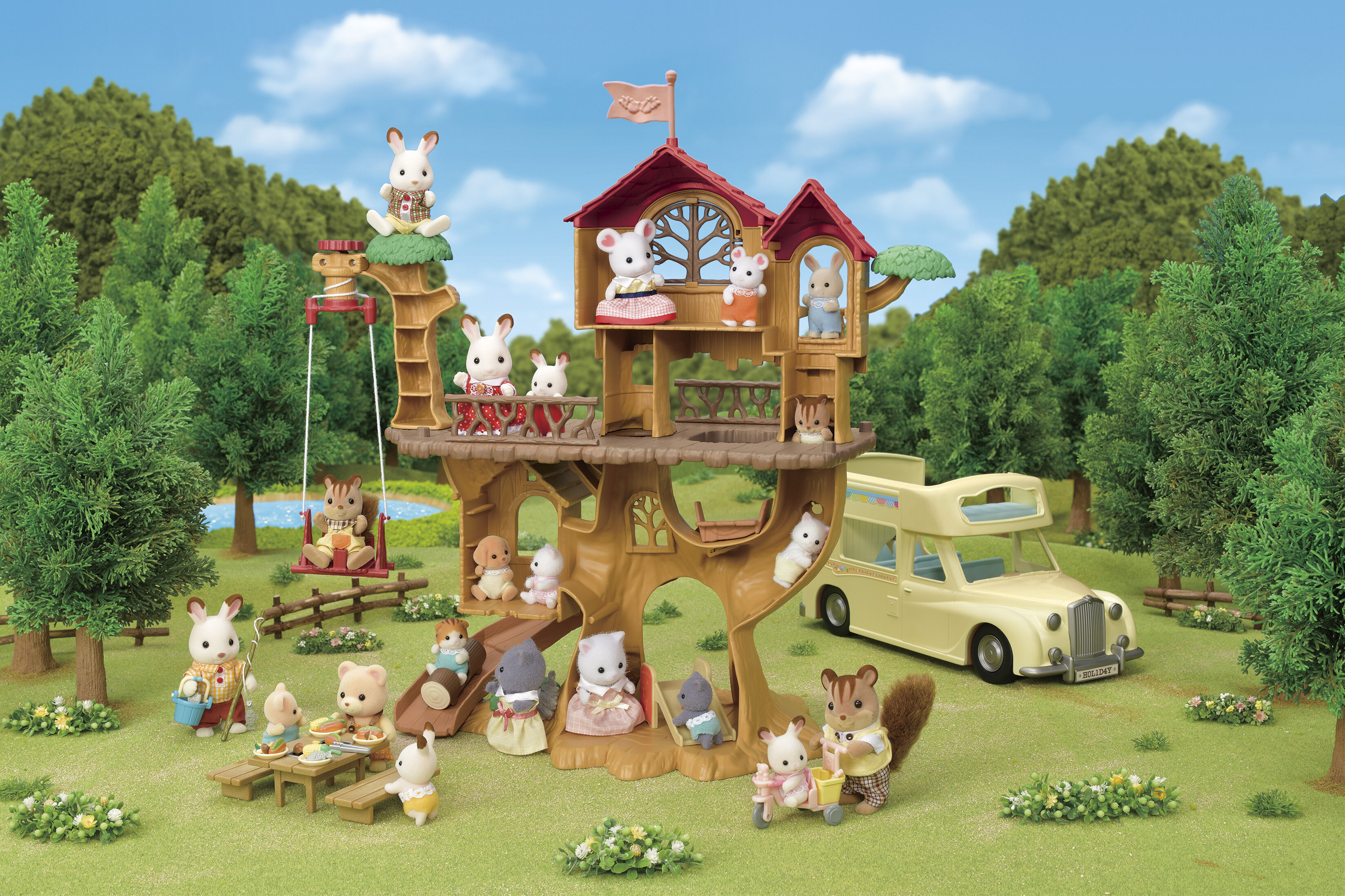 Sylvanian casa del shop arbol
