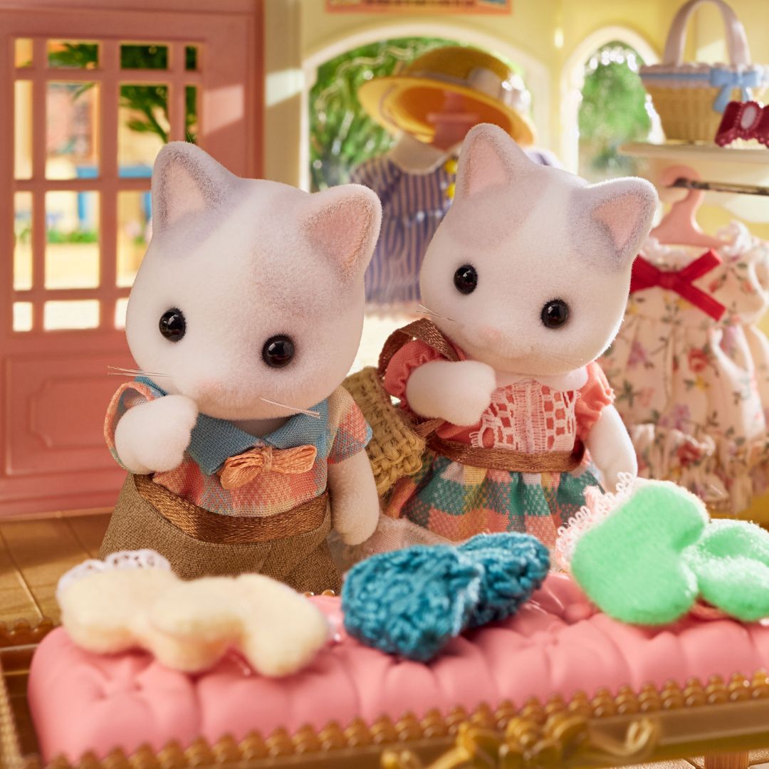 Sylvanian Families Halloween Sylvanian Families Familia Gato Latte