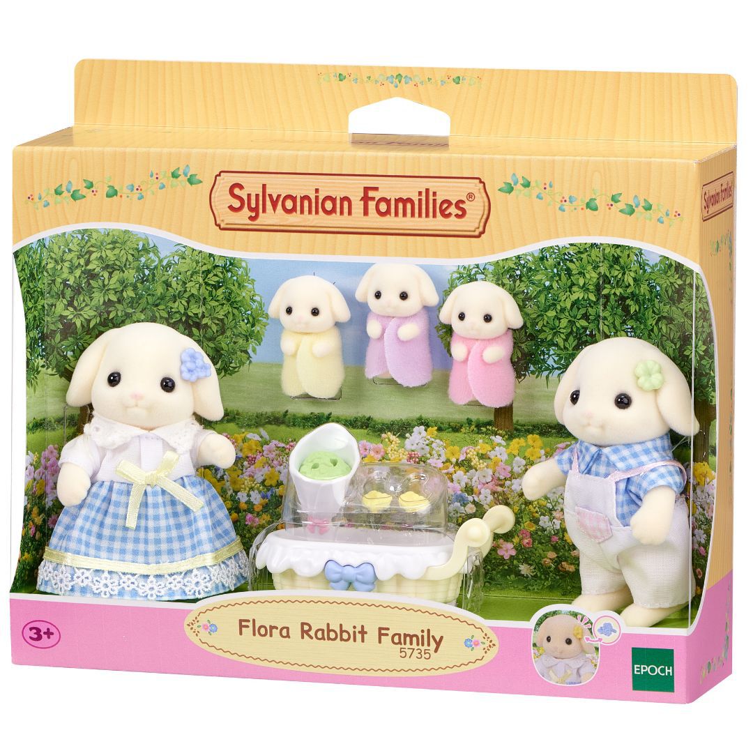 Familia Conejo Flora Tienda Oficial Sylvanian Families