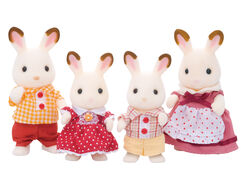 Familia Conejo Chocolate