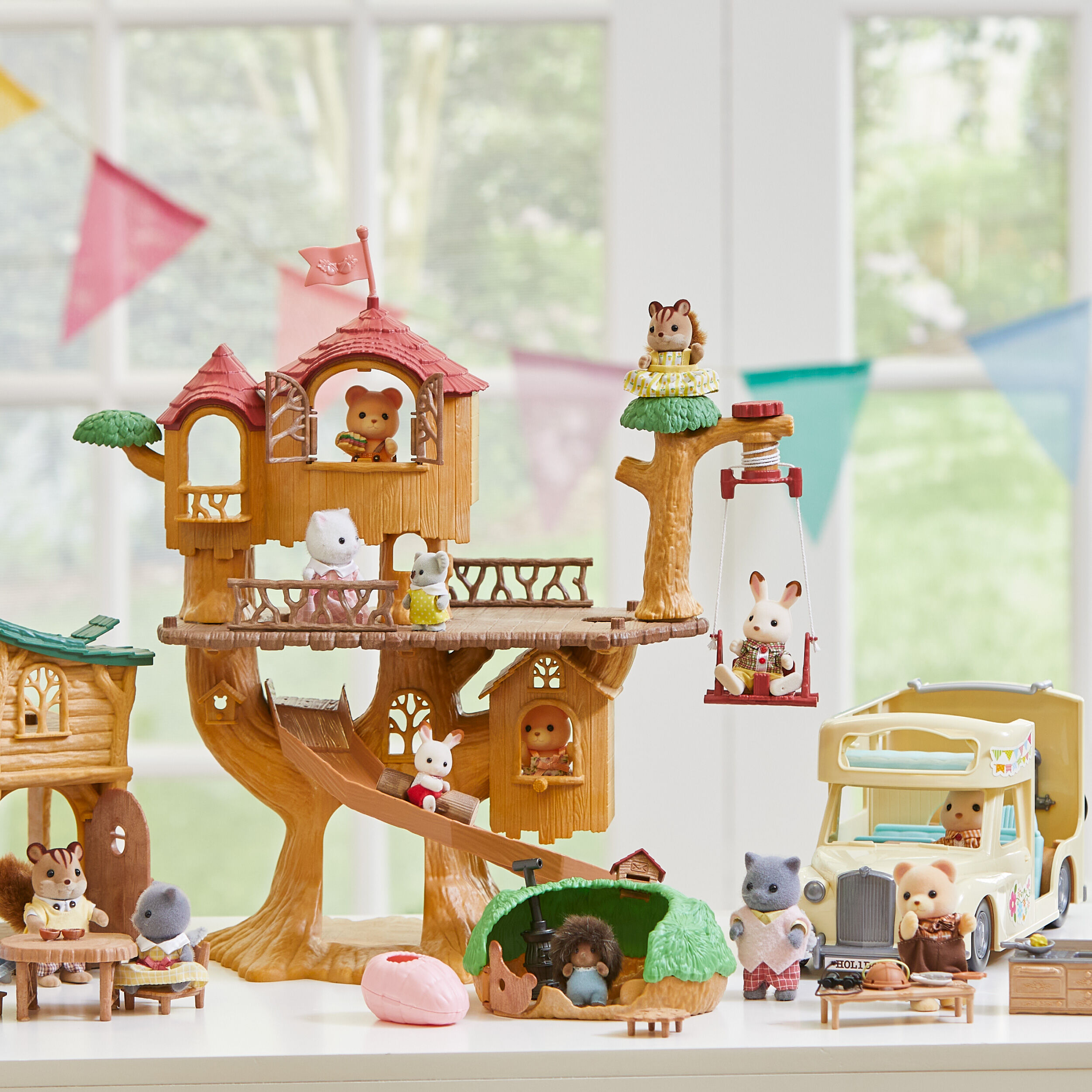 Sylvanian casa shop arbol