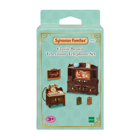 Set televisi&oacute;n y tel&eacute;fono cl&aacute;sico large image number 3