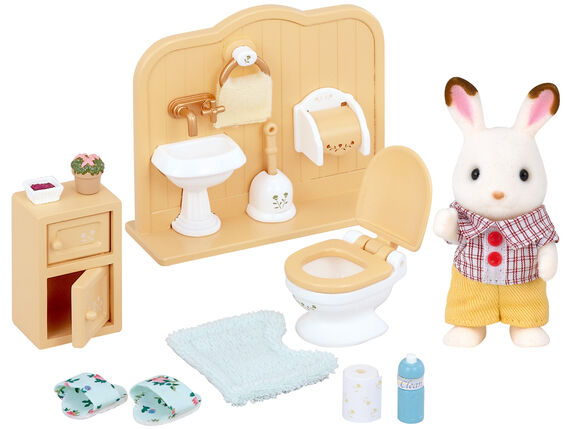 Set de ba&ntilde;o Coco Conejo Chocolate large image number 1