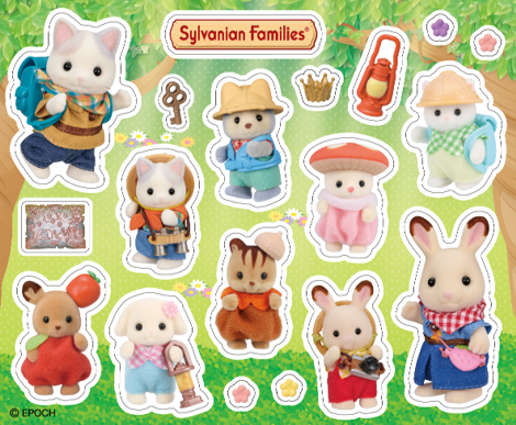 Por compras de productos de la categoría "Vacaciones" pegatinas de regalo